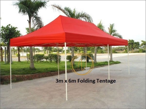Folding Tentage 3m x 6m