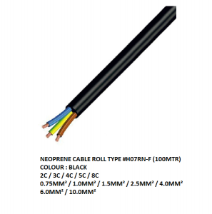 Neoprene Cable Roll Type #H07RN-F 100MTR | NEX Global Enterprises