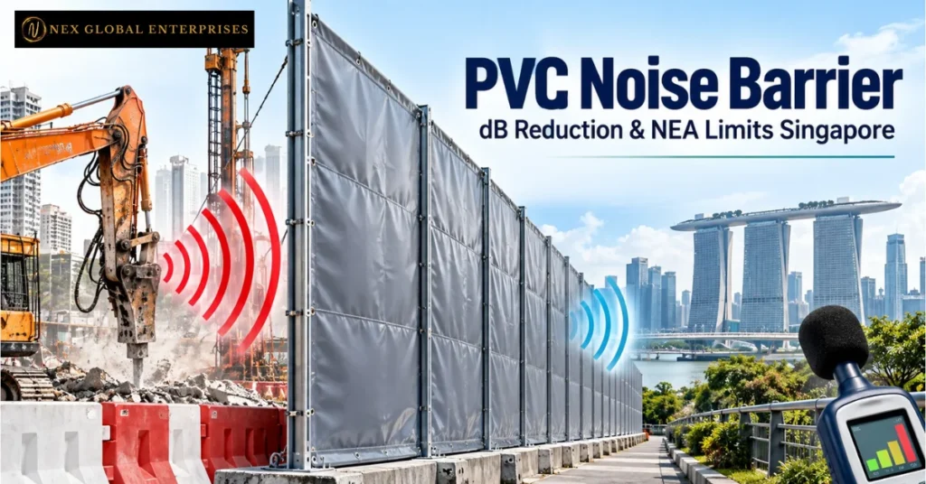 PVC Noise Barrier dB Reduction & NEA Limits Singapore