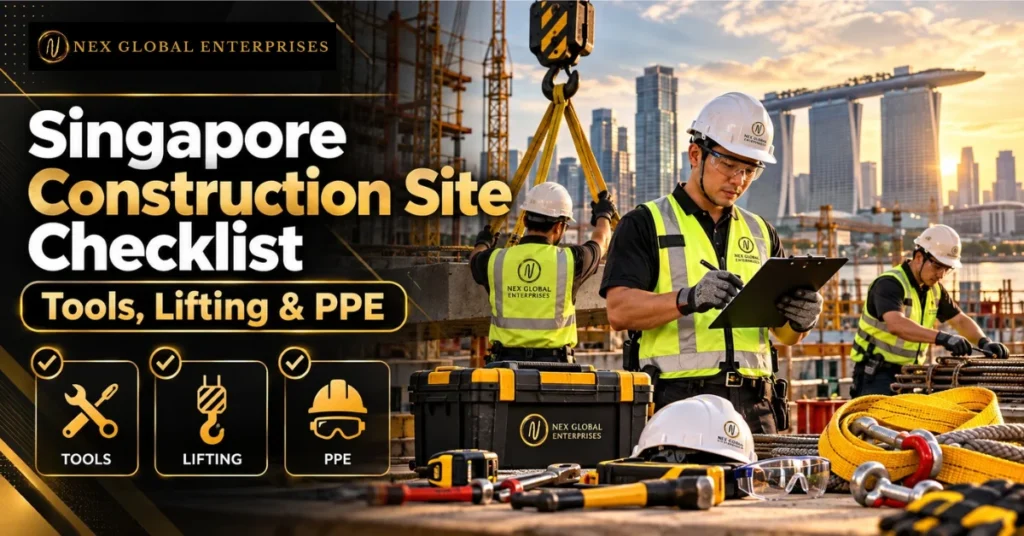 Singapore Construction Site Checklist_ Tools, Lifting & PPE